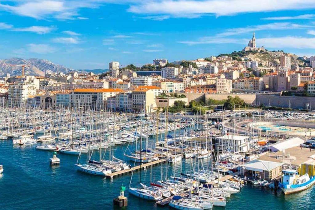 T2 47M2 Avec Terrasse - Proche Gare Marseille Lägenhet Exteriör bild